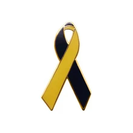 Enamel Awareness Ribbon Lapel Pins