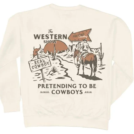 Sendero Provisions Co. Men's Western Show Crewneck Sweatshirt