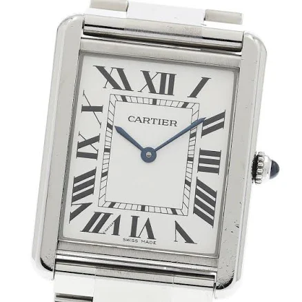 CARTIER Tank Solo Stainless Steel Quartz Watch
