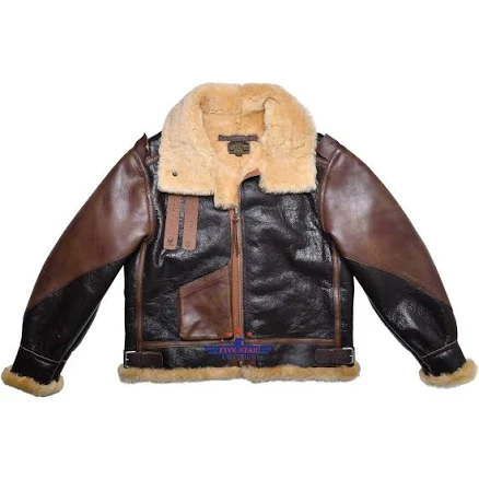 USAAF Type B-3 Bomber Sheep Leather Flight Jacket