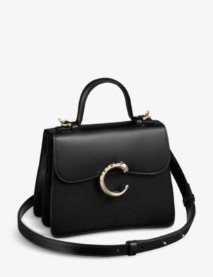 Panthère de Cartier mini leather cross-body bag