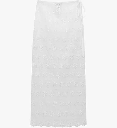 E.B.M. Edition by Michaa Lace Wrap Skirt