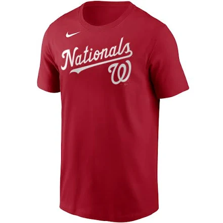 Men's Nike Red Washington Nationals Team T-ShirtMen's Nike Red Washington Nationals Team T-Shirt