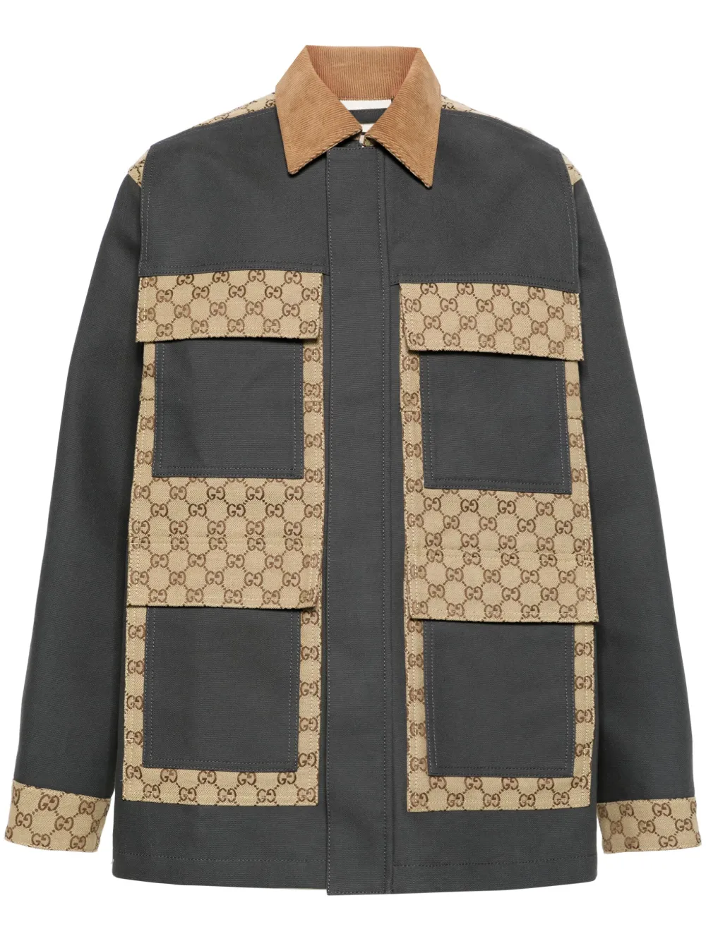 GG Supreme Cotton-canvas Jacket