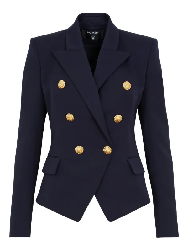Double-breasted Wool Blazer