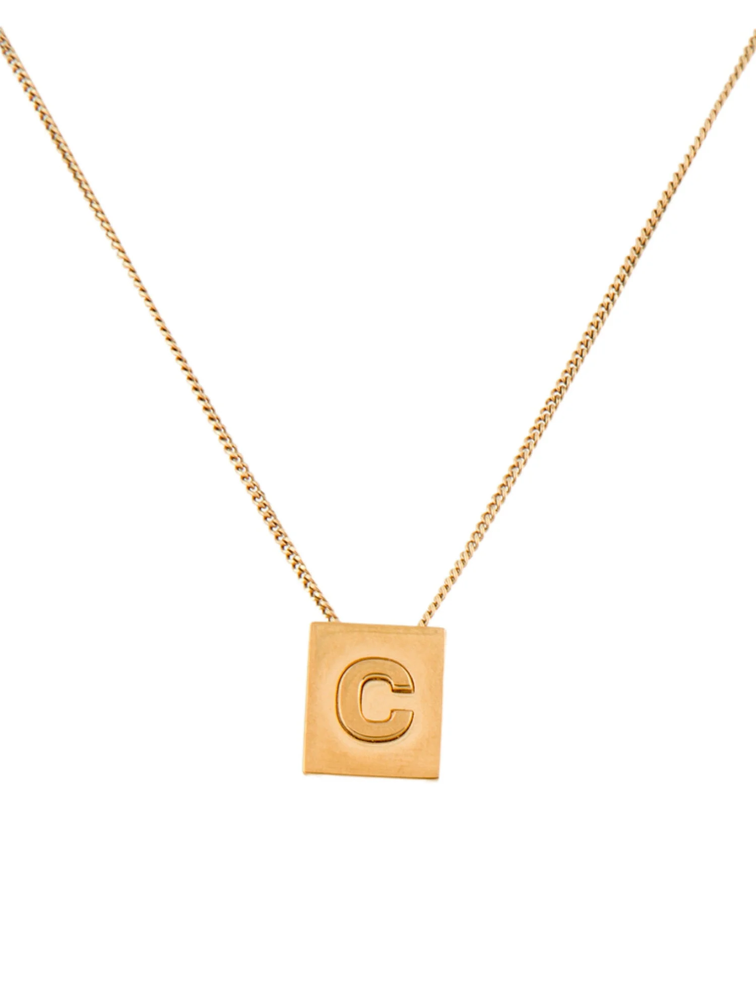 Alphabet C Necklace