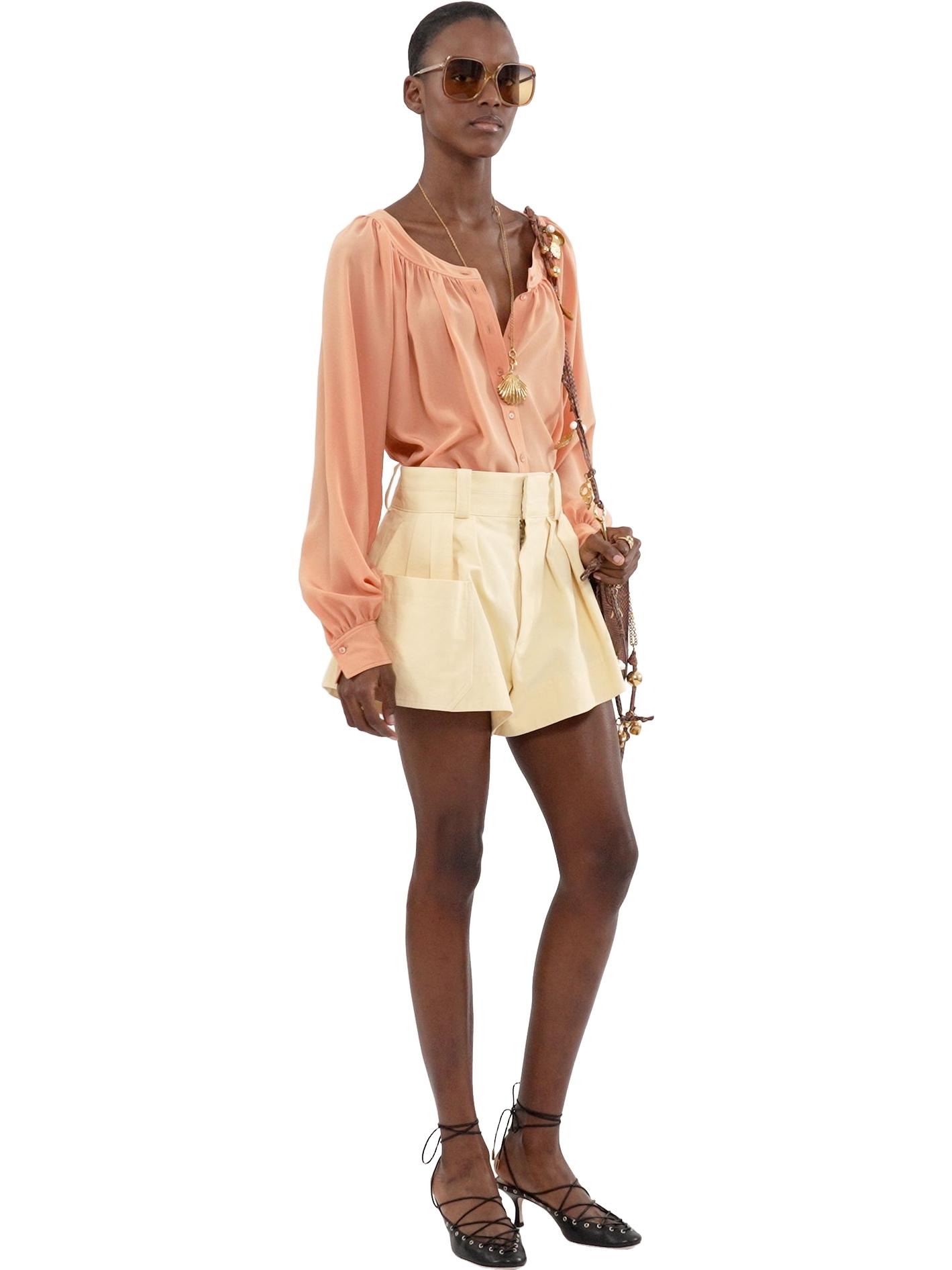 Scoop-neck Blouse