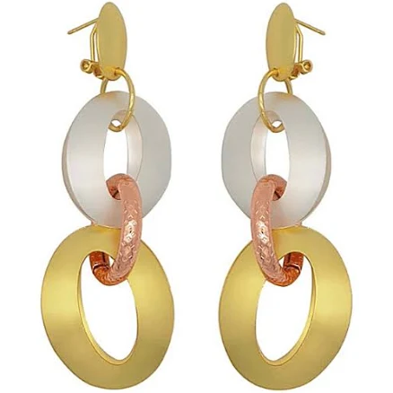 Bold Gold Chain Link Earrings