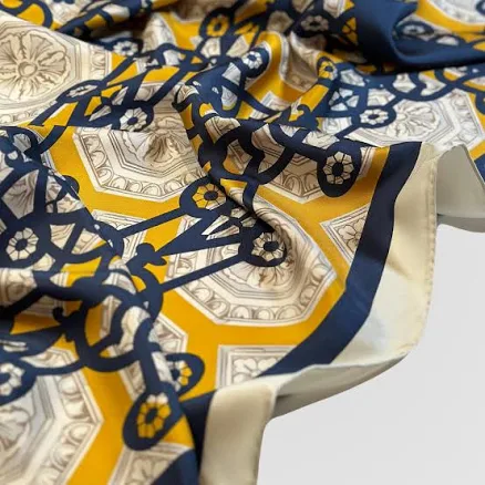 Hand-Rolled Oversized Silk Scarf