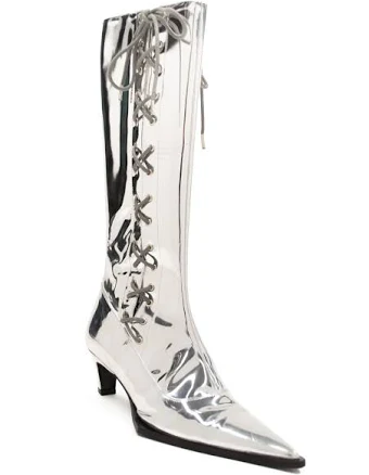 Lace Up KNEE High Boots