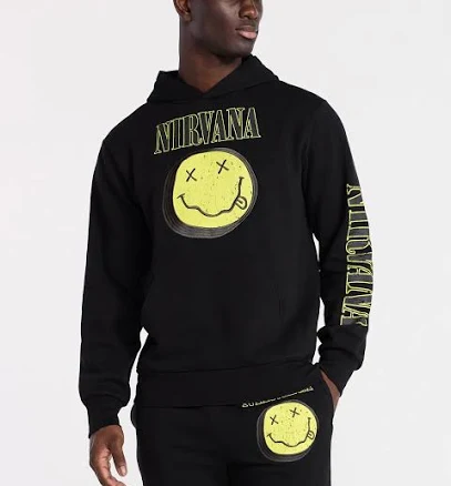 Nirvana Smile Long Sleeve Hoodie