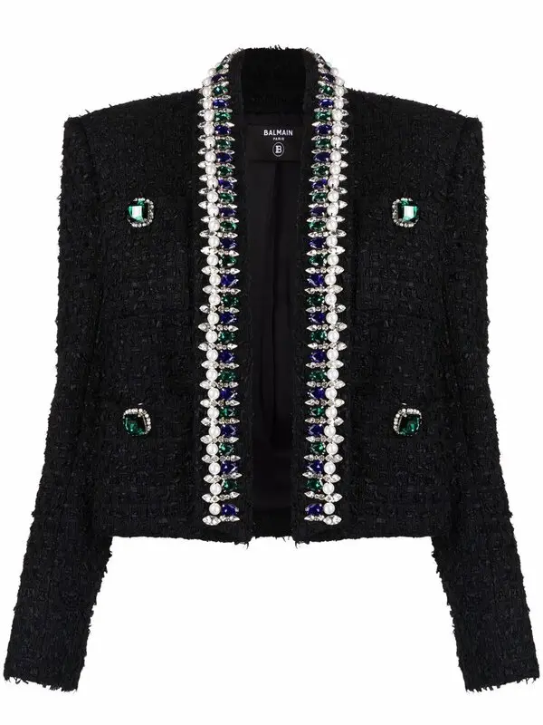 Jewelled Tweed Jacket