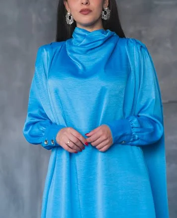 Luxe Draped Satin Maxi Dress