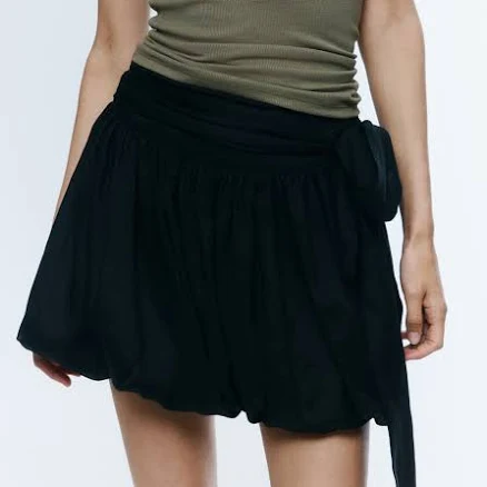 H&M Ladies Bubble-Hem Skirt