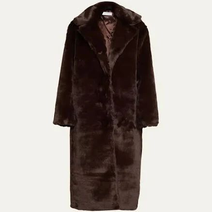 Faux Fur Leopard Coat