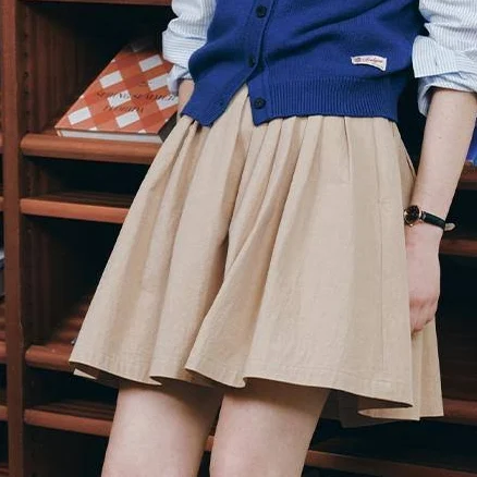 BOROMWAT Flared Mini Skirt