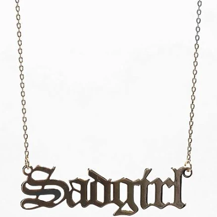 Bella Donna Sadgirl Yellow Gold Choker Necklace