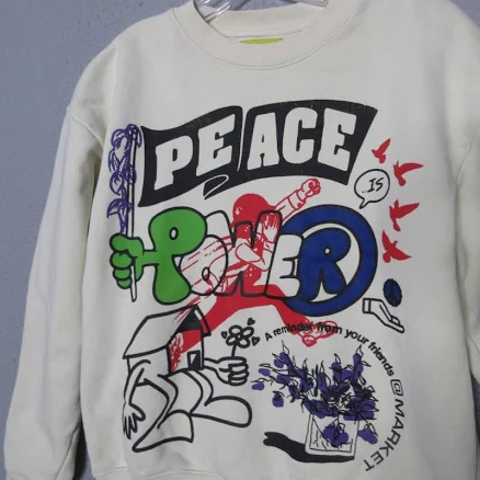 Peace And Power Crewneck