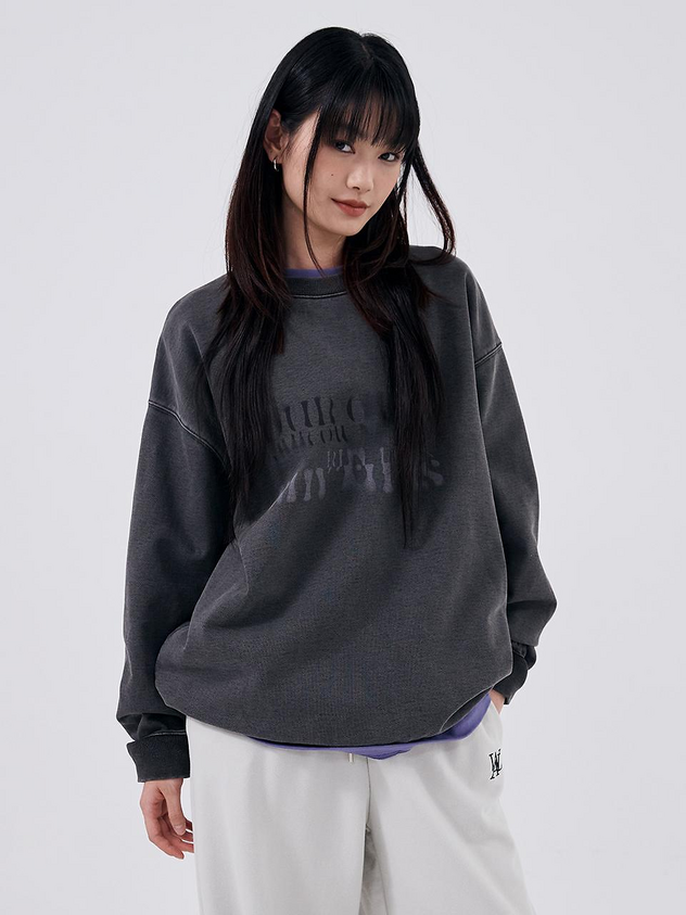 Pigment-Dyed Sweatshirt