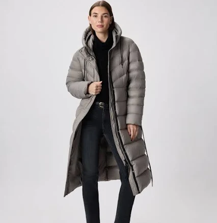 Quince Women's Responsible Down Belted Puffer Maxi Coat