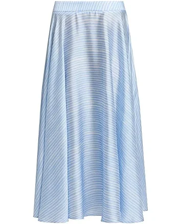 Chiara Boni La Petite Robe Women's Osata Striped Flared Midi-Skirt