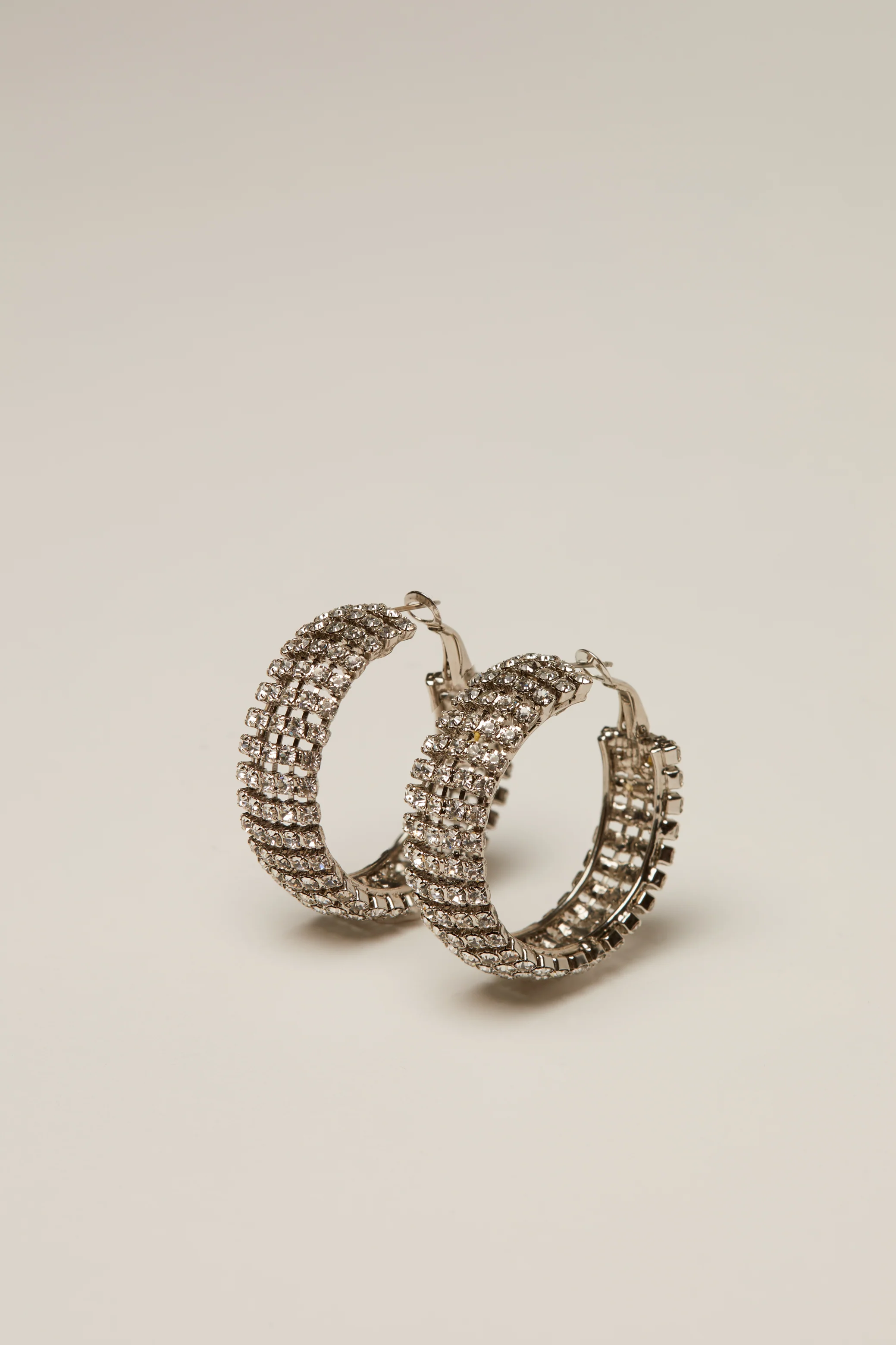 Clear Jupiter Crystal Earrings