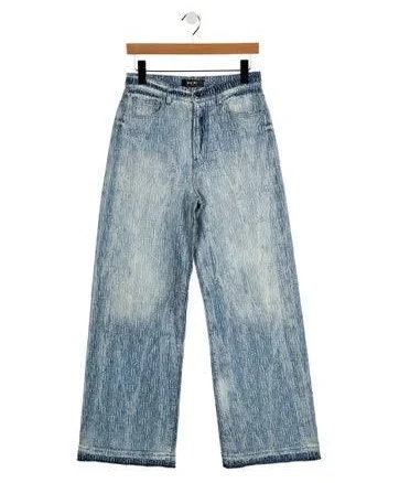 Amiri Women's High-Rise Wide-Leg Jeans