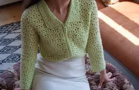 Flower garden cardigan