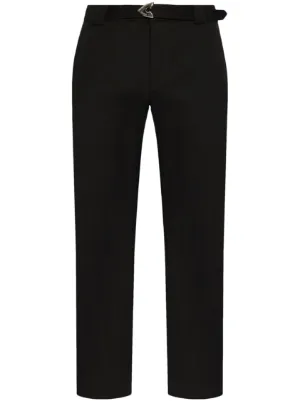 Zip-detail Tailored Trousers