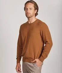 Classic Crewneck in Vicuña Natural