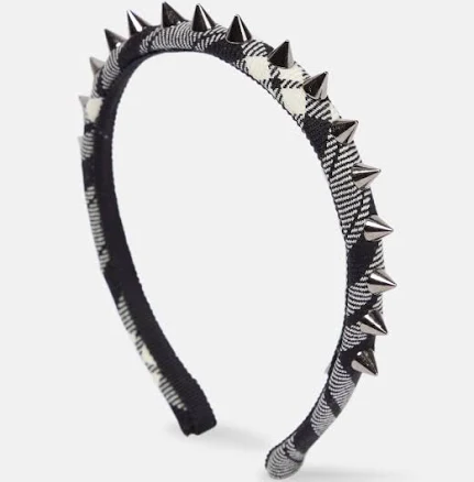 Alessandra Rich Spike embellished headband Women Black