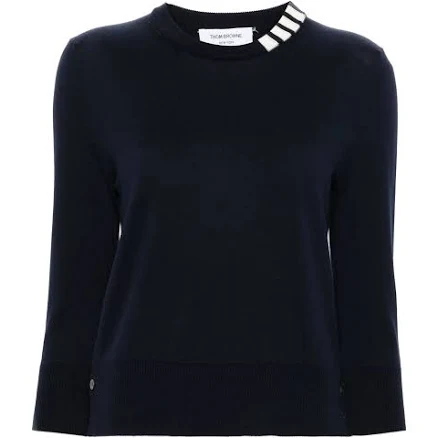 Thom Browne 4-Bar round-neck jumper