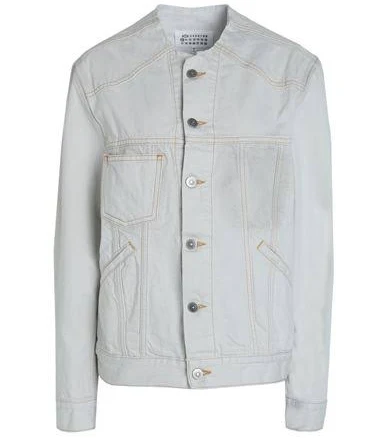 Maison Margiela Men's Chalk Selvedge Denim Jacket