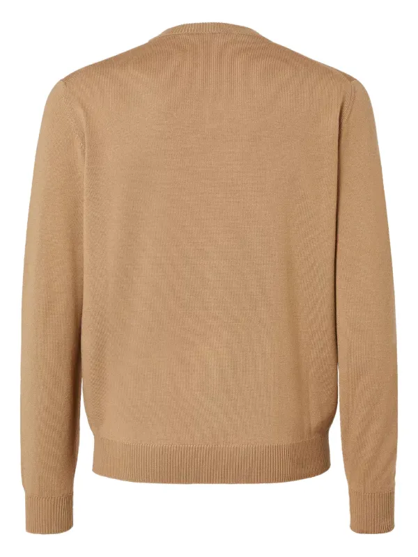 Embossed Logo Knitted Jumper
