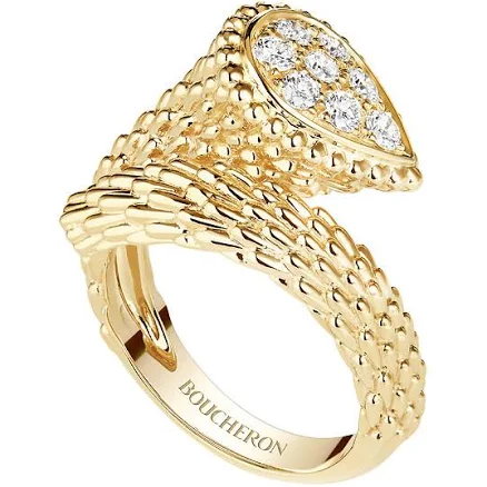 Serpent bohème ring s motif