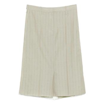 질샌더 pinstripe frayed skirt 10413253820680 TP721084780