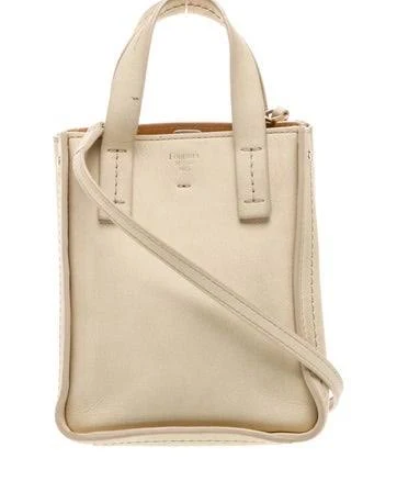 Fontana Milano 1915 Leather Top Handle Bag in Neutrals