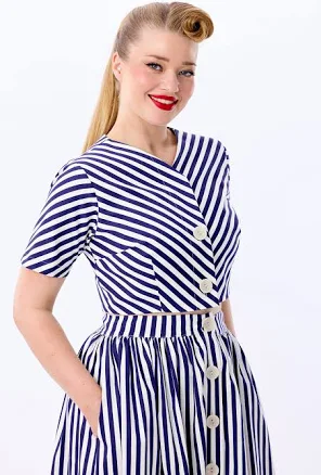 Collectif Female Stripe Bolero Top