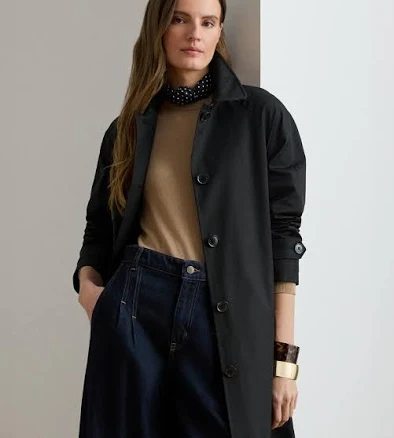 Ralph Lauren Women's Maxi Balmaccan Coat