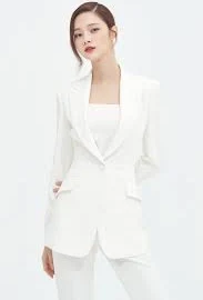 Silk Single Tailored Jacket 0 (XS)