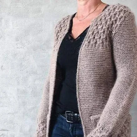 Beatrice cardigan by Önling No 2 + silk mohair knitting kit