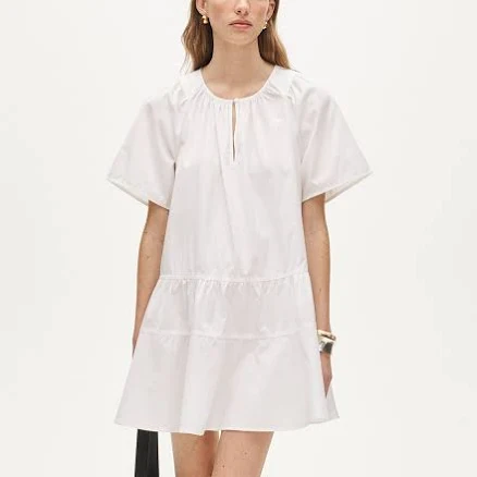 J.Crew Women's Tiered Popover Dress