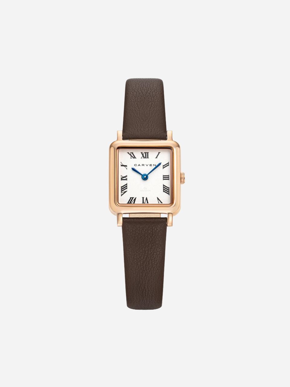 [CARVEN] Women's leather watch CV637