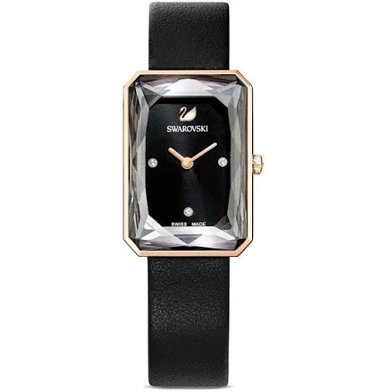 Swarovski Womens Uptown Watch Leather Strap