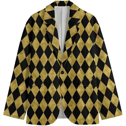 Men's Harlequin Cotton Blazer