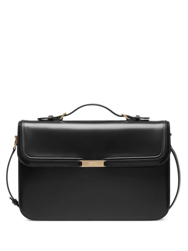 Deco Leather Briefcase