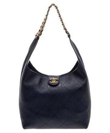 CHANEL Quilted Chain Hobo
