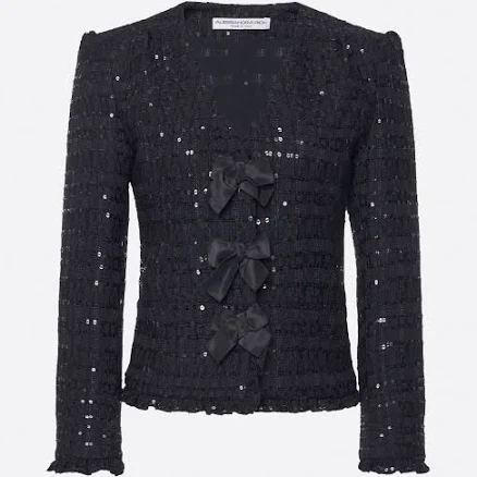 Alessandra Rich Sequin Tweed Jacket