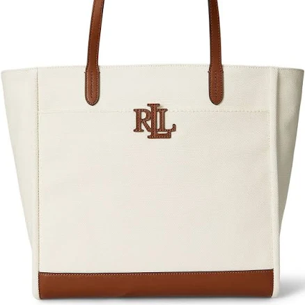 Ralph Lauren Women's Canvas Large Cameryn Tote Bag
