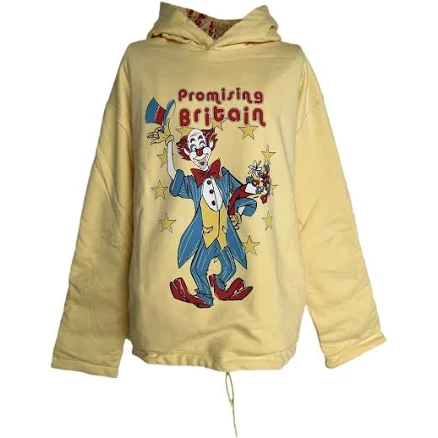 Martine Rose Clown Graphic Cotton Hoodie
